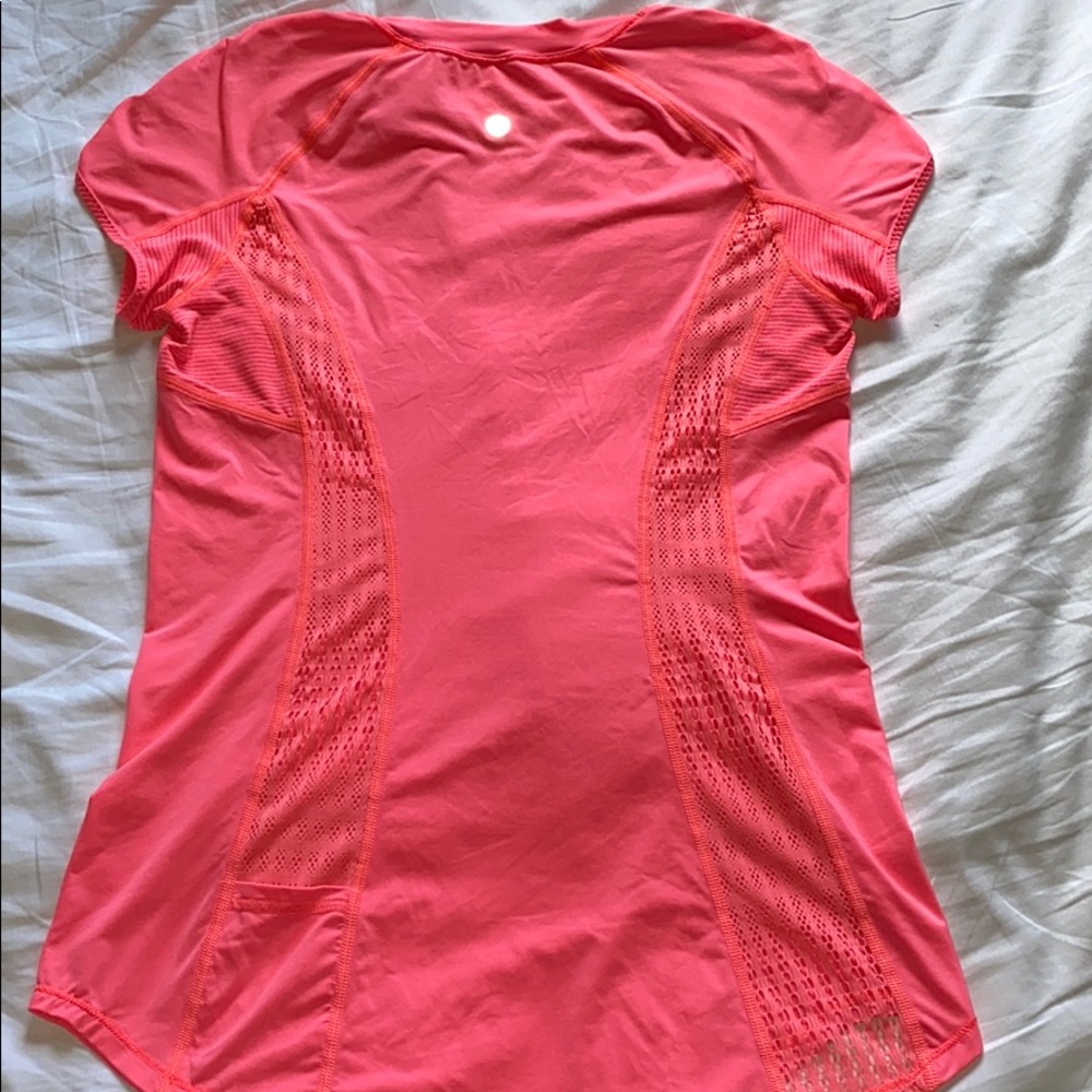Lululemon Pink Short Sleeve Shirt